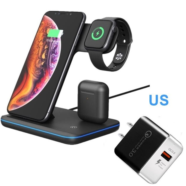 2 in 1 Wireless Charger Pad