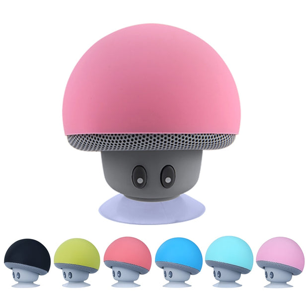 Portable Speaker Wireless Bluetooth Mushroom With Microphone