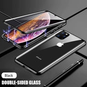 iPhone Magnetic Adsorption Case With Tempered Glass