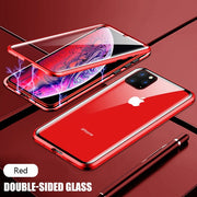 iPhone Magnetic Adsorption Case With Tempered Glass